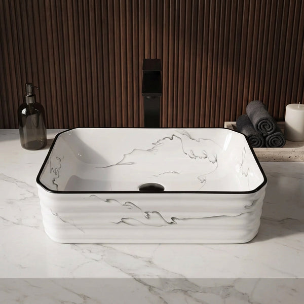Premium Designer Table top Wash Basin (18x13x5 In) BTT-1366