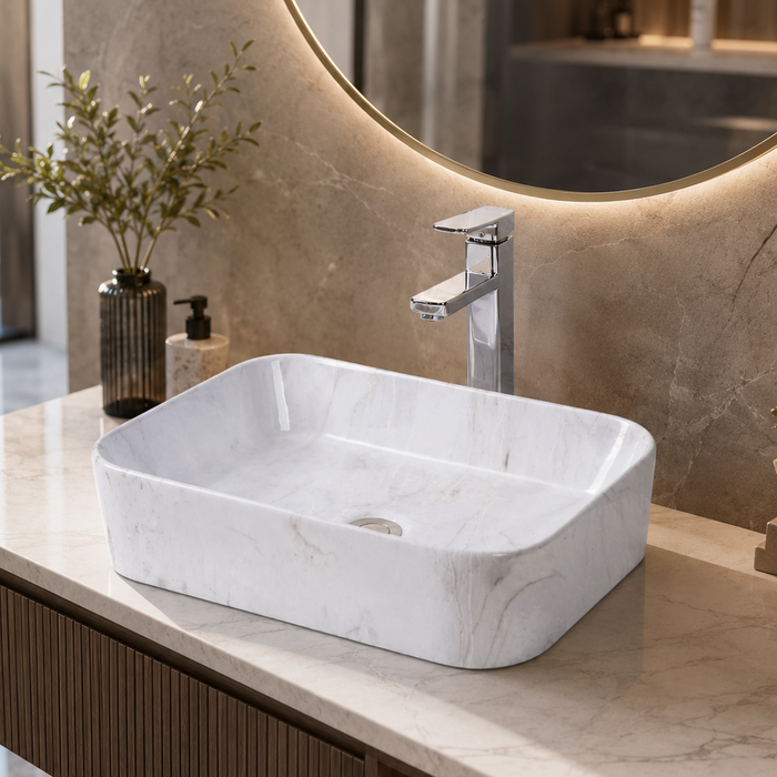 Premium Designer Multi-Print Table Top Basin (20x14x5 In)