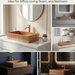 Rose Gold Rectangle Stainless Steel Countertop Wash Basin
