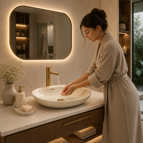Designer Table Top Basin (24 x 14 x 5  in) BTT-907