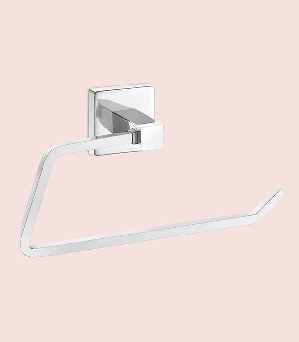 BASSINO Stylish Napkin Ring For Bathroom-SS 304-CHROME FINISH