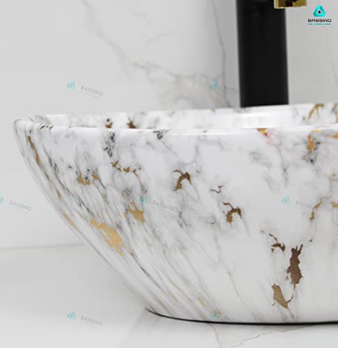 Premium Designer Table top/Counter top Wash Basin (16x13x5.5 In) BTT-1285-IN