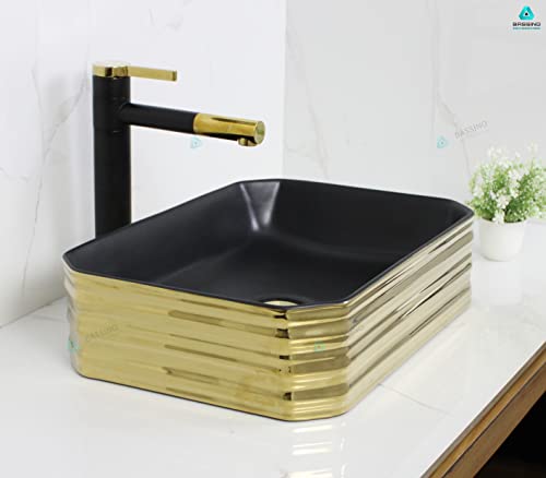 Premium Designer Table top/Counter top Wash Basin/Vessel sink (18x13x5 In) BTT-1315