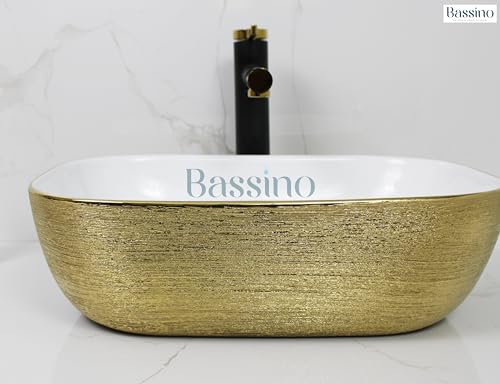 Premium Designer Table top/Counter top Wash Basin/Vessel sink (18x13x5.5 In) BTT-1096