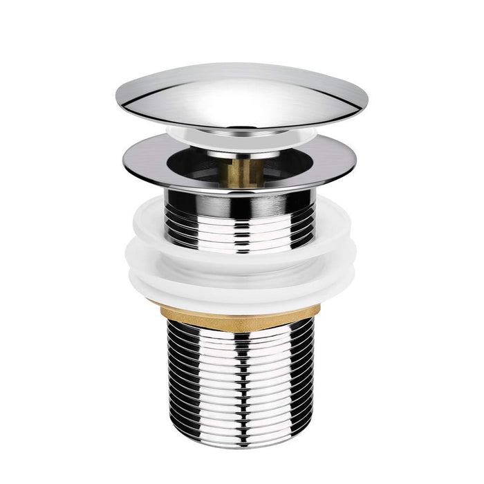 4" Silver Brass Pop Up Full Thread Waste Coupling 32 MM