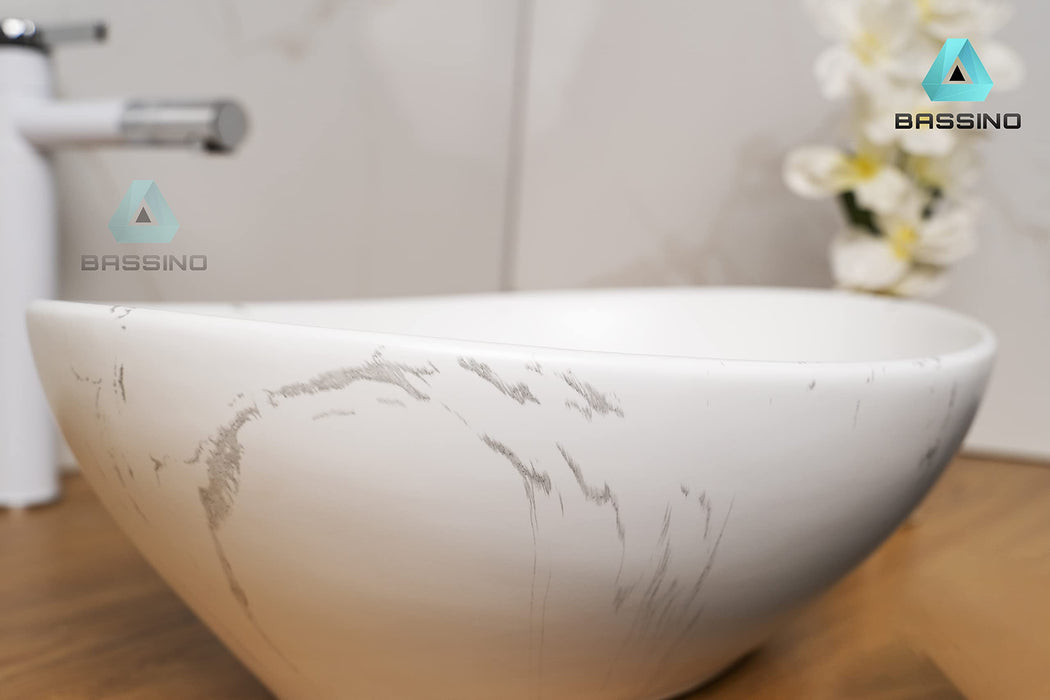 Premium Designer Table top/Counter top Wash Basin/Vessel sink (16x13x5.5 In) BTT-1309