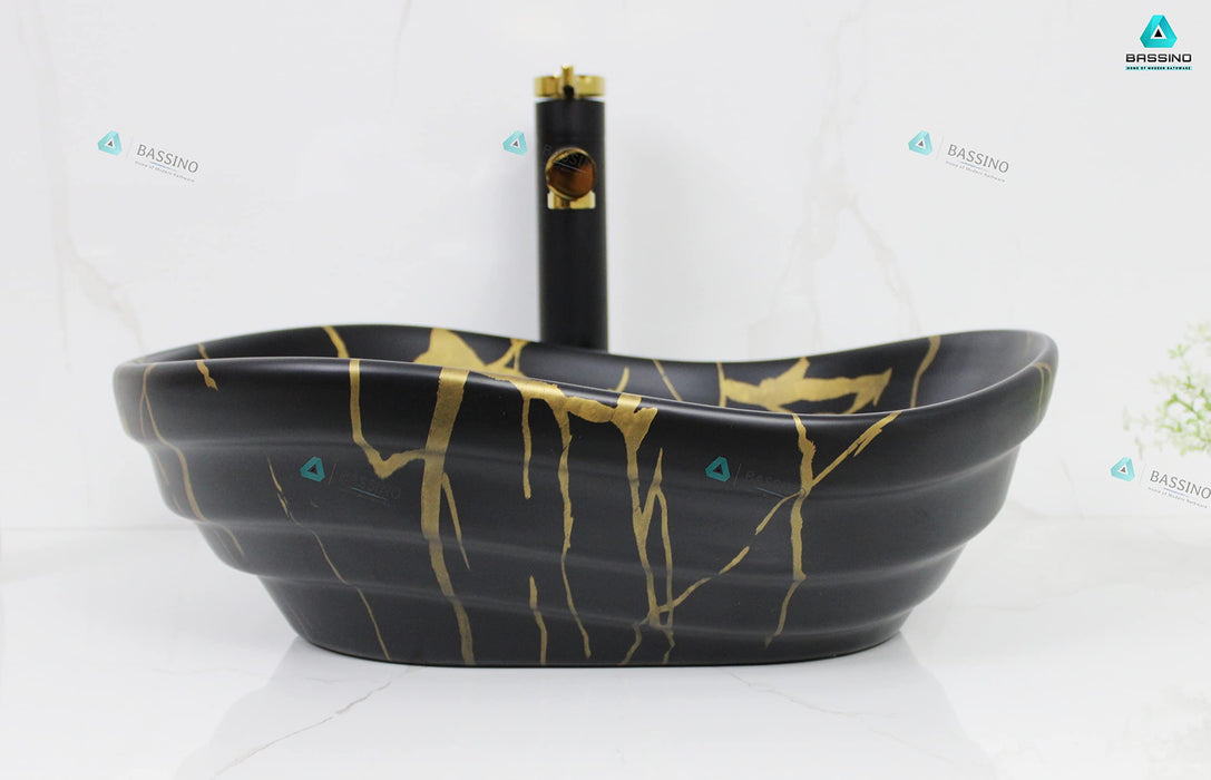 Premium Designer Table top/Counter top Wash Basin/Vessel sink (18X14X6 In) BTT-1072