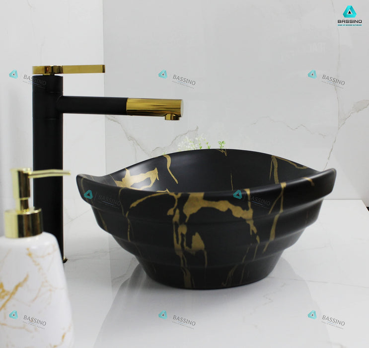 Premium Designer Table top/Counter top Wash Basin/Vessel sink (18X14X6 In) BTT-1072