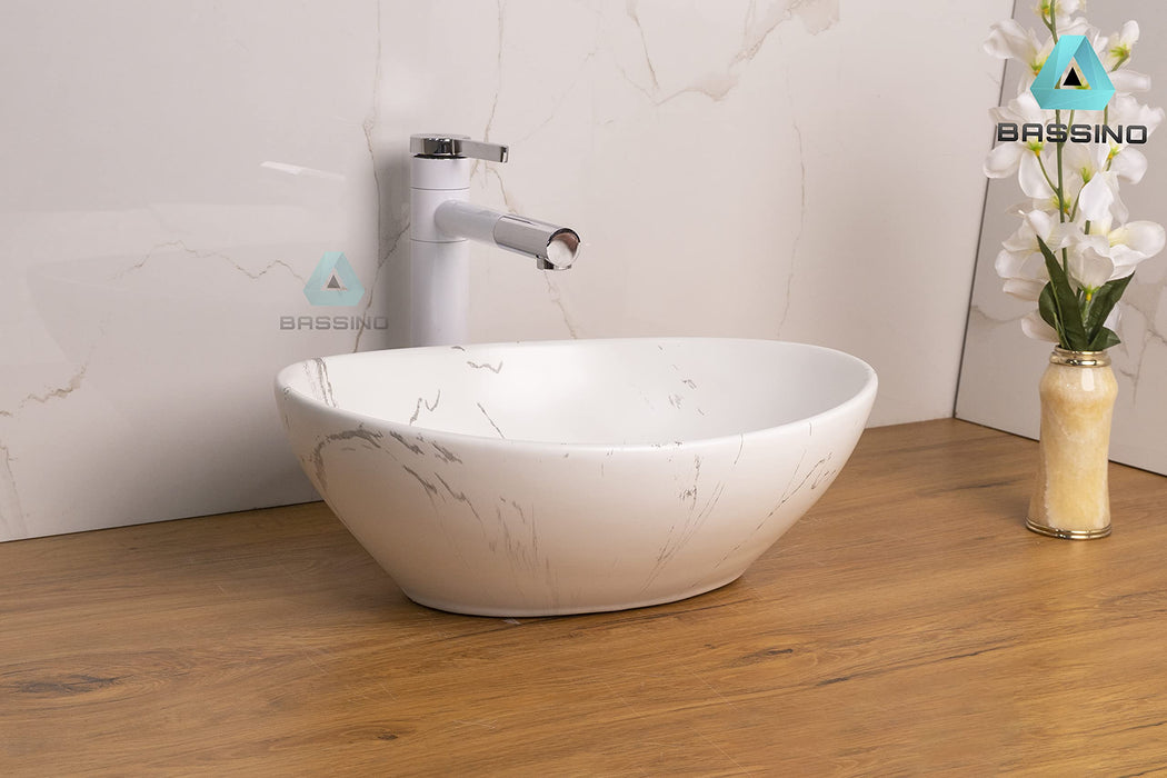 Premium Designer Table top/Counter top Wash Basin/Vessel sink (16x13x5.5 In) BTT-1309