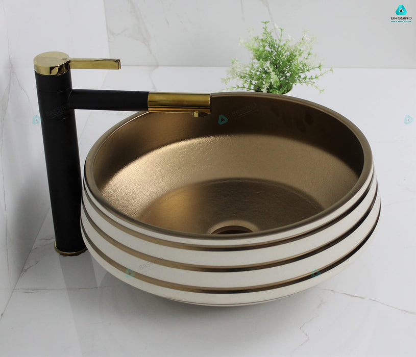 Premium Designer Table top/Counter top Wash Basin/Vessel sink (16x16x7 In) BTT-1179