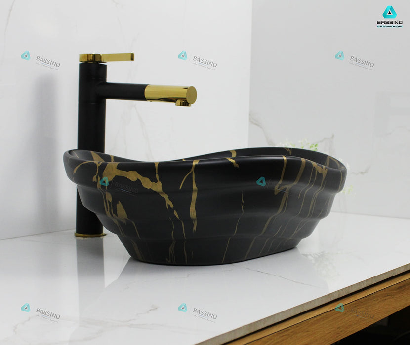 Premium Designer Table top/Counter top Wash Basin/Vessel sink (18X14X6 In) BTT-1072