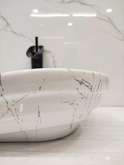 Premium Designer Table top/Counter top Wash Basin/Vessel sink (18X14X6 In) BTT-1074