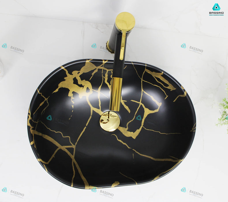 Premium Designer Table top/Counter top Wash Basin/Vessel sink (18X14X6 In) BTT-1072