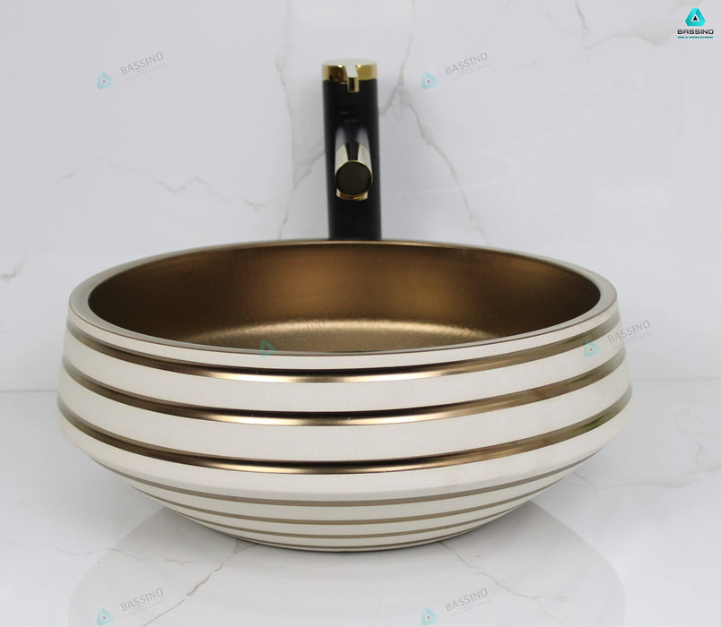 Premium Designer Table top/Counter top Wash Basin/Vessel sink (16x16x7 In) BTT-1179