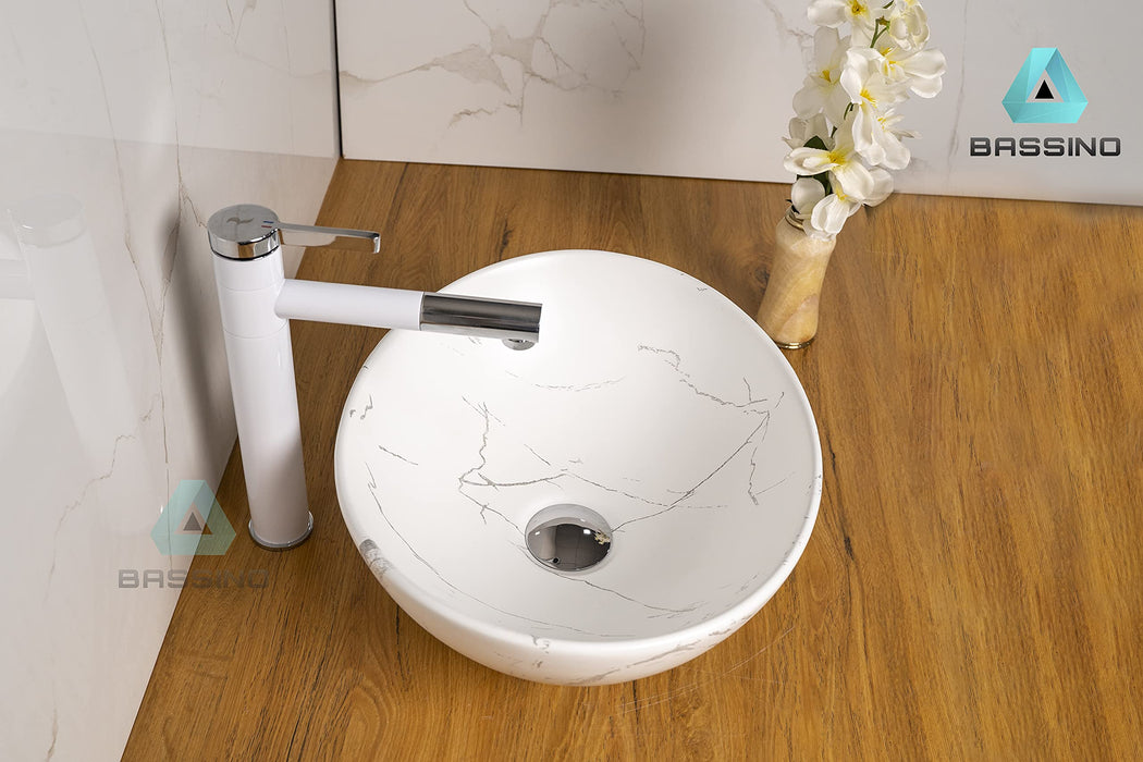 Premium Designer Table top/Counter top Wash Basin/Vessel sink (16x13x5.5 In) BTT-1309