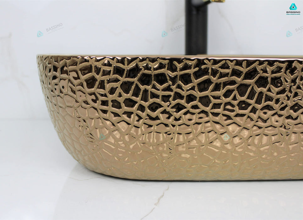 Premium Designer Table top/Counter top Wash Basin/Vessel sink (18x13x5.5 In) BTT-1094