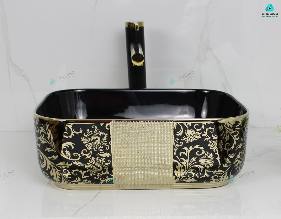 Premium Designer Table top/Counter top Wash Basin/Vessel sink (16x12x6 In) BTT-1374