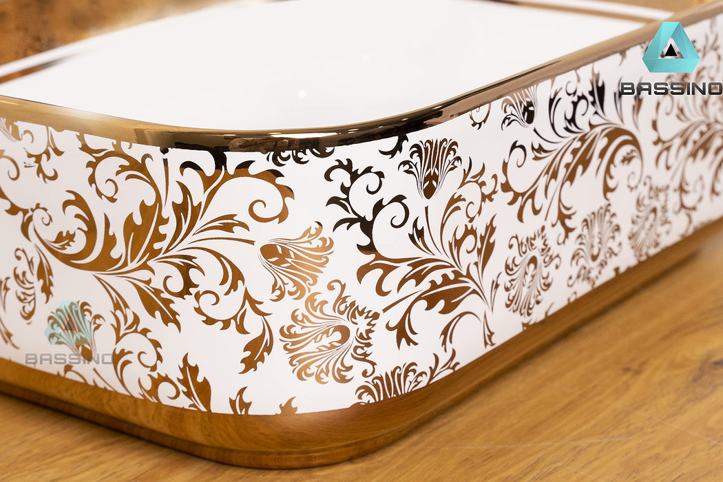 Premium Designer Table top/Counter top Wash Basin/Vessel sink (16x12x6 In) BTT-1267