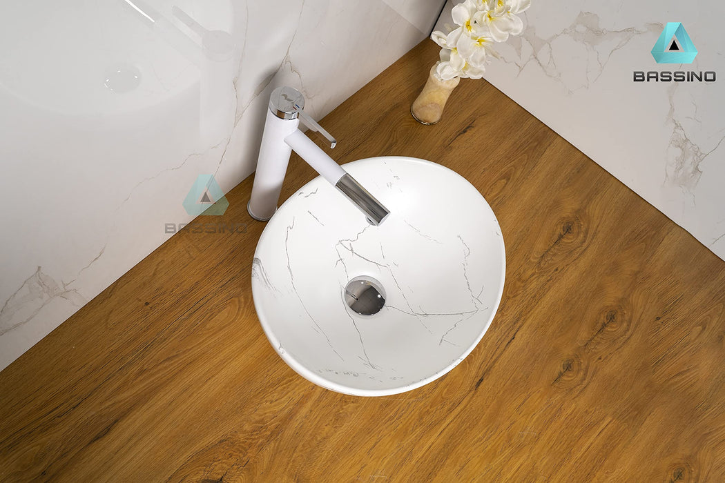 Premium Designer Table top/Counter top Wash Basin/Vessel sink (16x13x5.5 In) BTT-1309