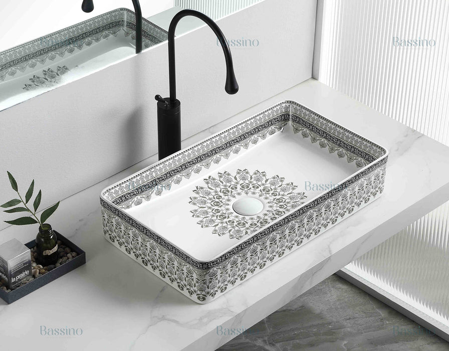 Premium Designer Table top/Counter top Wash Basin/Vessel sink (24x14x4.5 In)BTT-1461